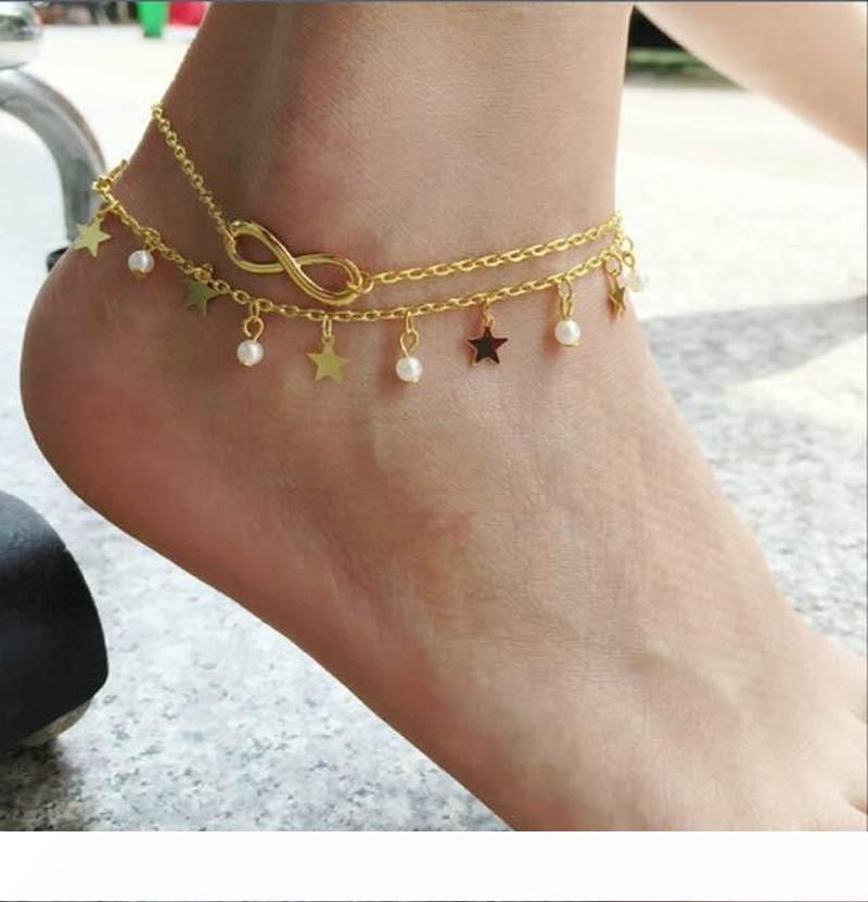 gold plated ankle bracelet