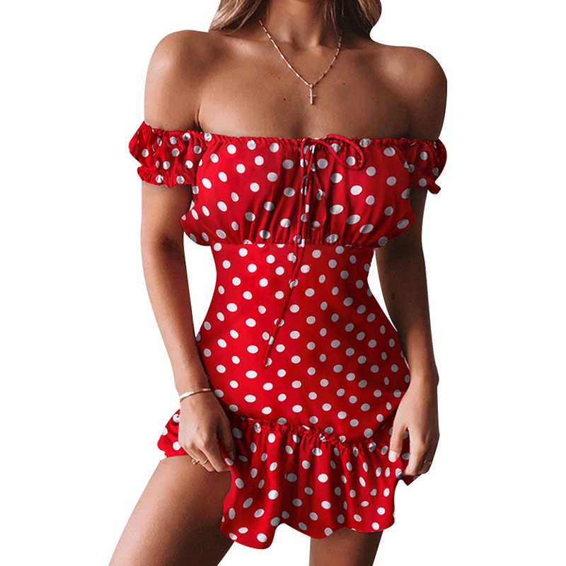 polka dot dress sexy