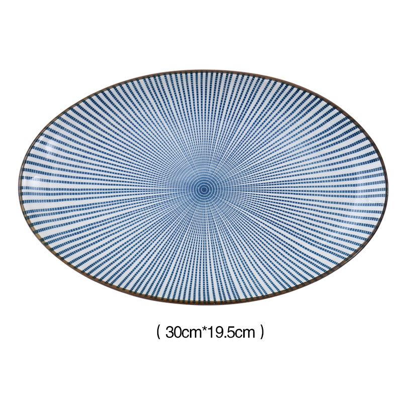 12-Zoll-Oval - Radiallinien