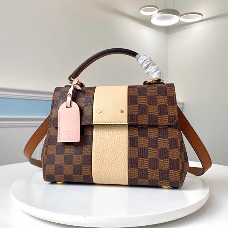 checked handbag
