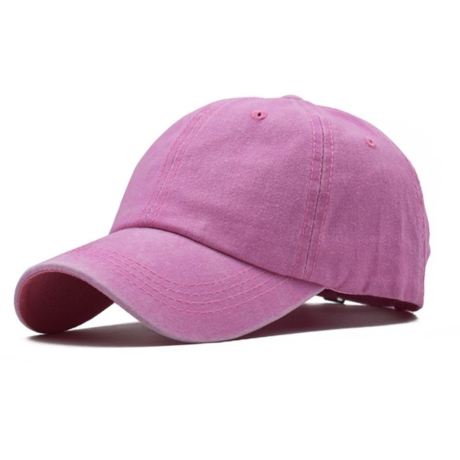 baby pink leather hat