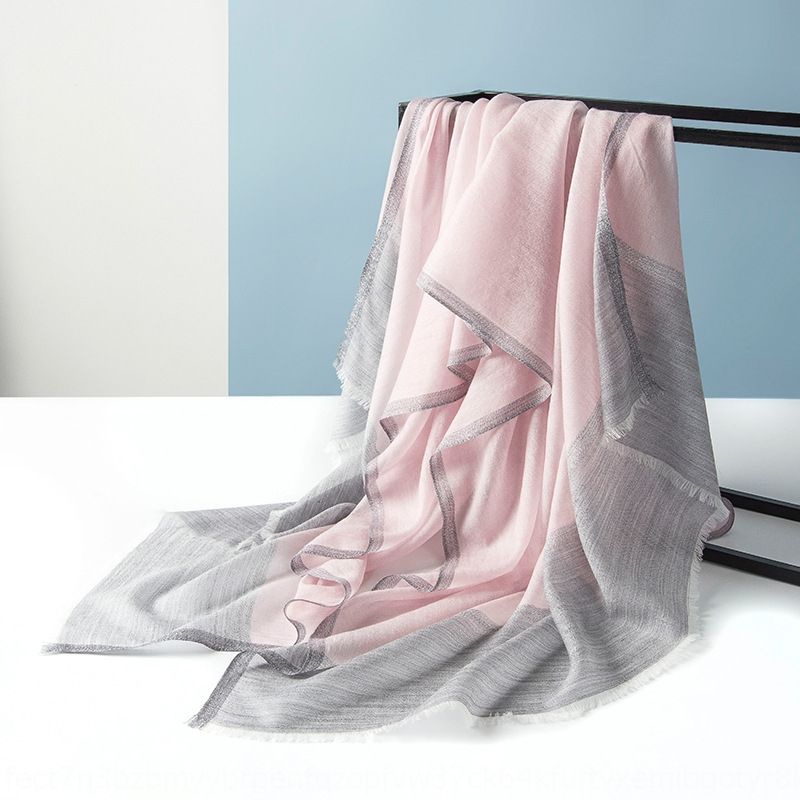 thin silver scarf