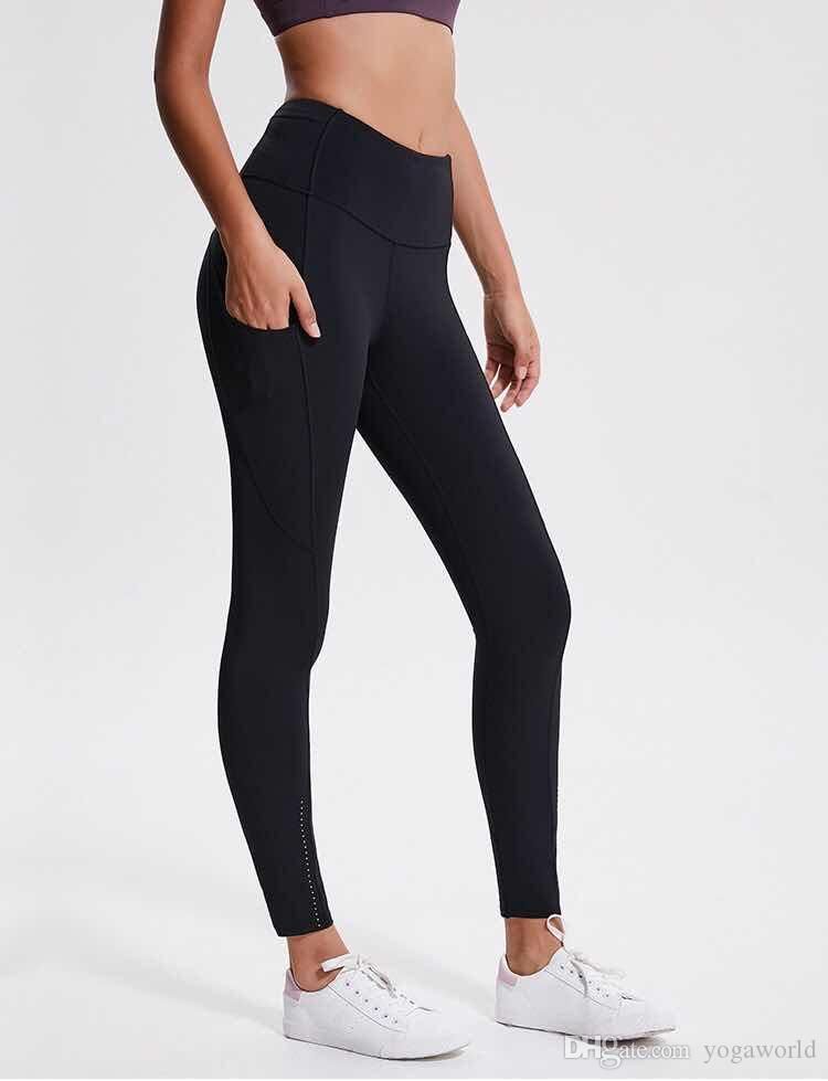 ladies black yoga pants