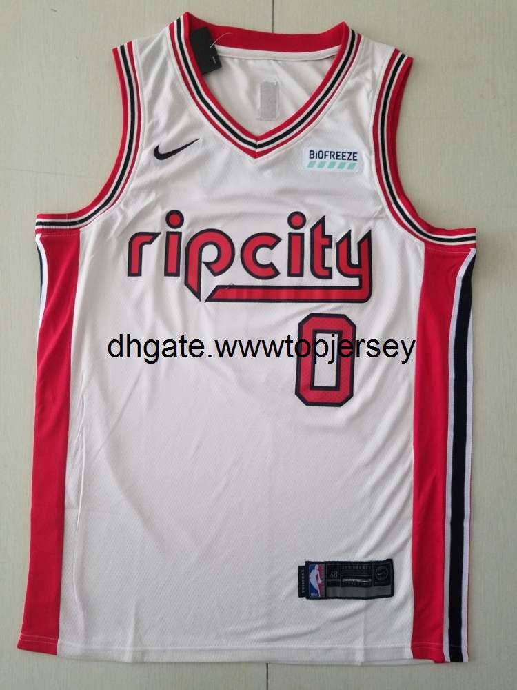damian lillard cream jersey