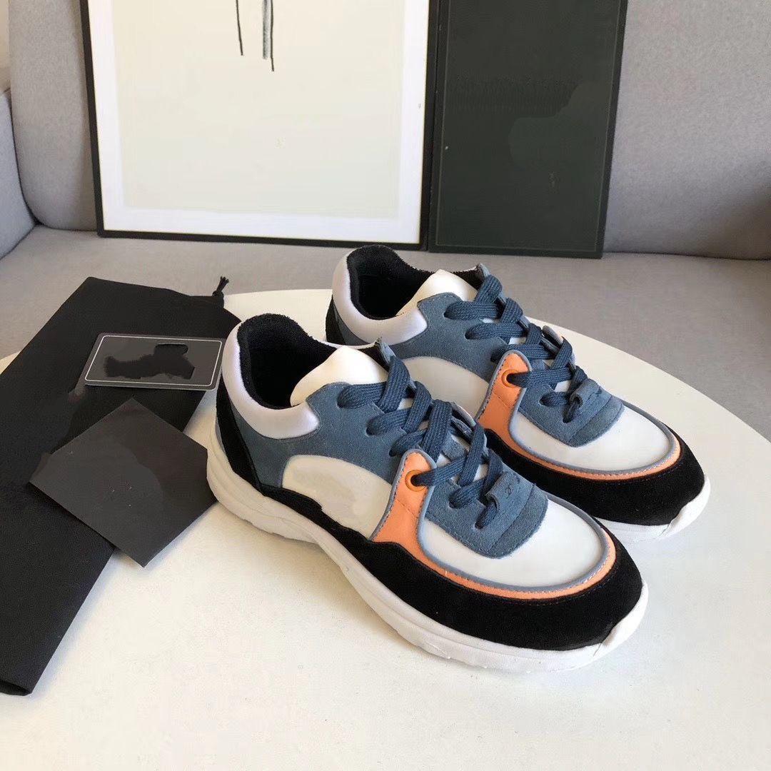 Acheter Pas Cher Chanel 2020 Meilleure Qualité Véritable Chaussures Ace  Cuir Chaussures Couple Chaussures Occasionnels 35 45 Sac À Poussière X01 Du  75,59 € | Fr.Dhgate