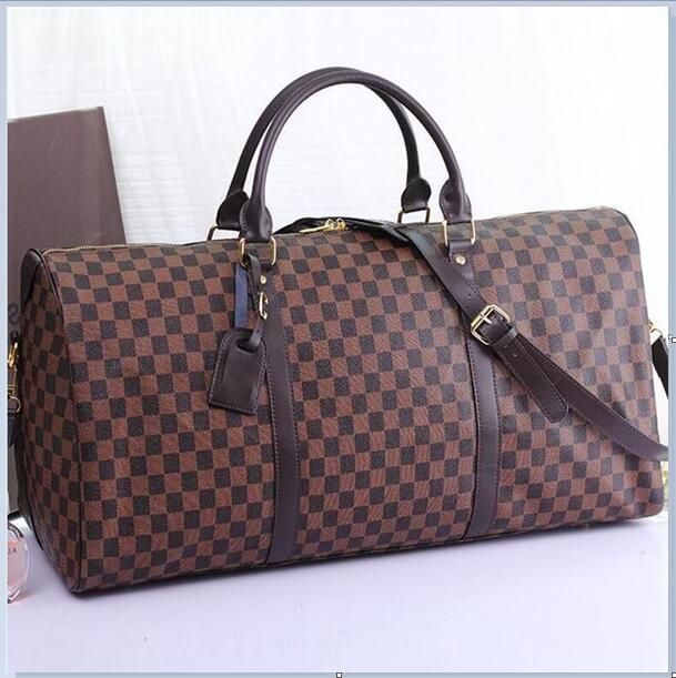 louis vuitton checkered duffle bolsa