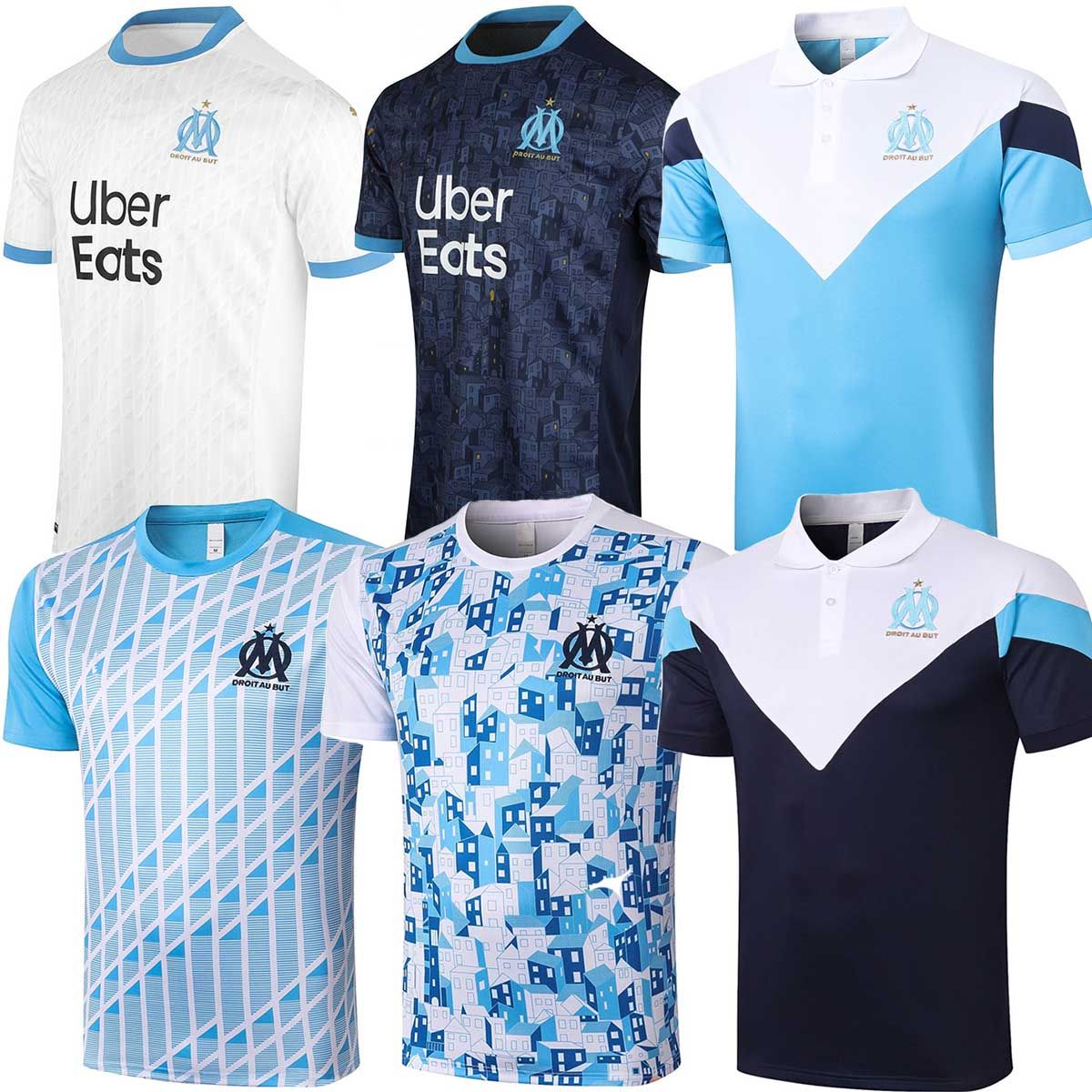 Best Polo Shirts 2021 2020 2020 2021 Soccer Jersey Home Away Kit Marseille Om PAYET 