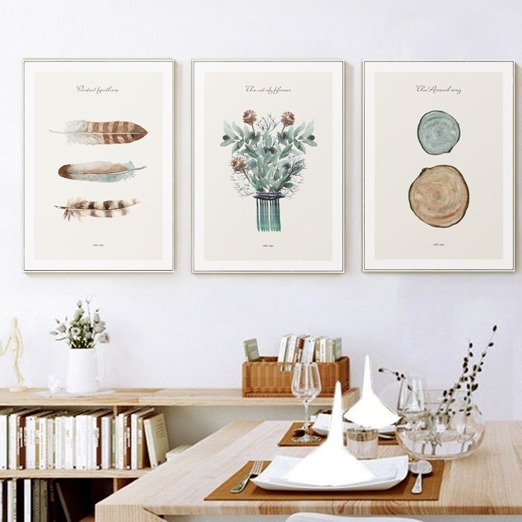 2020 Modern Wall Art Canvas Painting Nordic Mural Scandinavian Posters Wall Pictures For Dining Room Home Decoration From Lucky1916 10 84 Dhgate Com