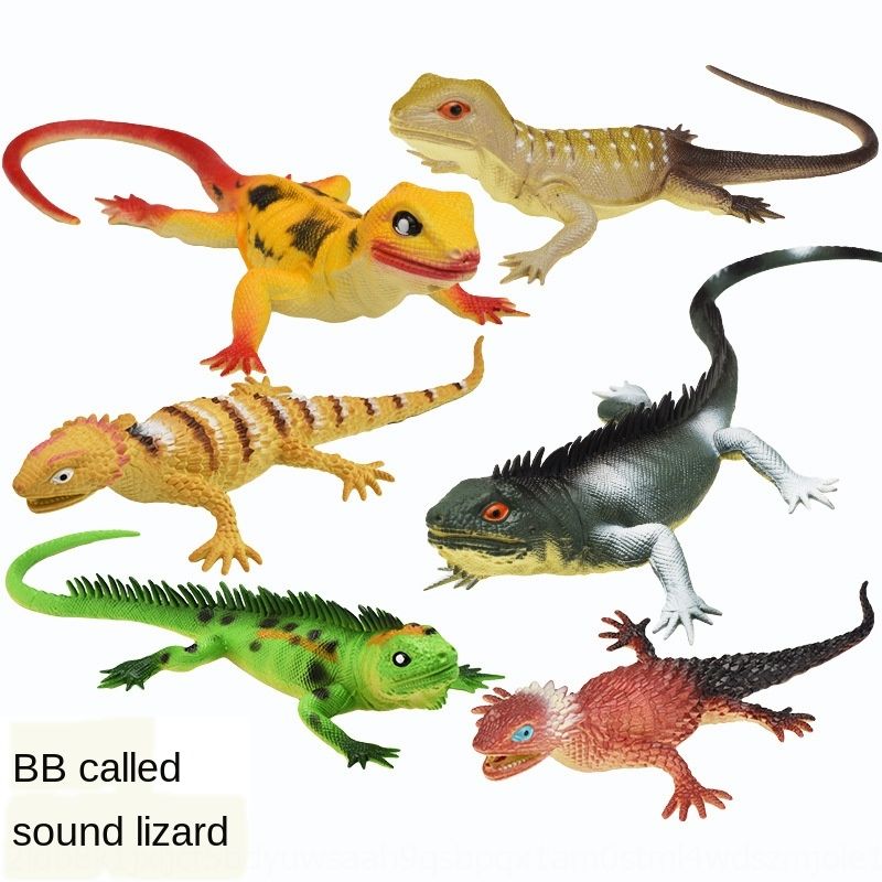 soft rubber lizard toy