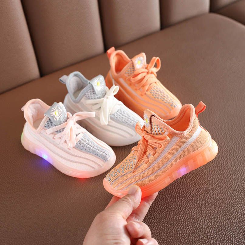pink and orange trainers