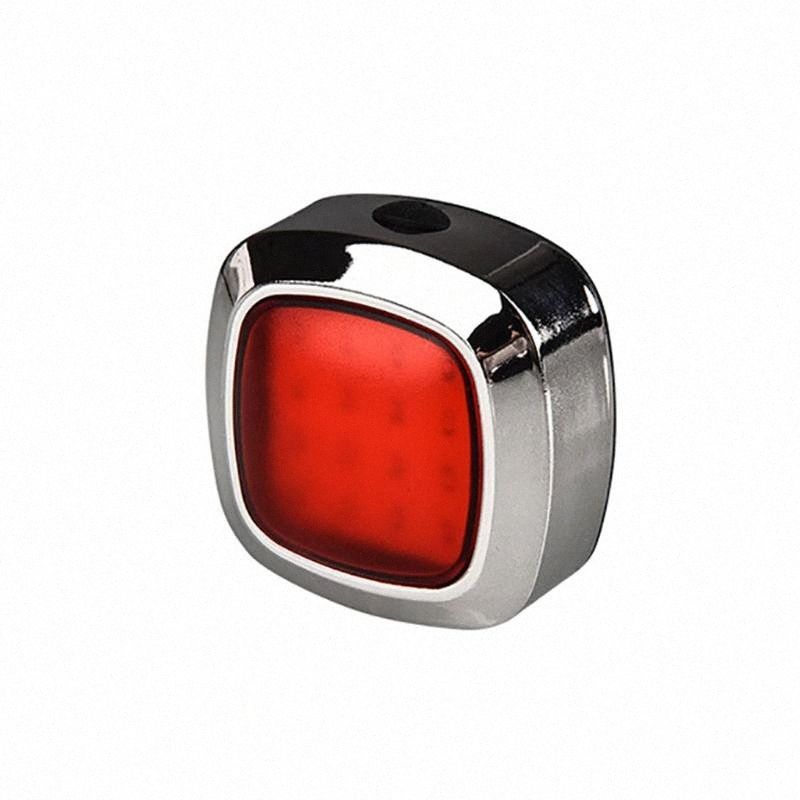 USB Rechargeable Bike Rear Tail Light LED Bicycle Warning Safety Smart Lamp Red