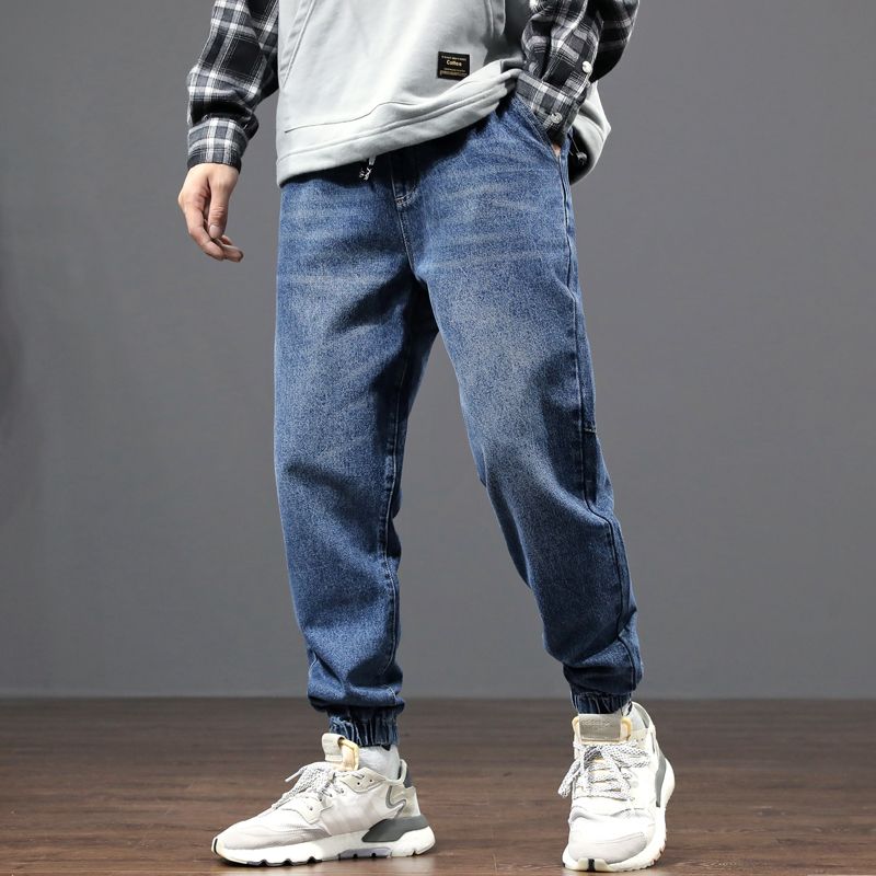 Compra Vintage Japanese Fashion Men Jeans Loose Fit Empalmado De Diseño  Denim Pantalones Cargo Hombre Harem Hip Hop Jeans Streetwear Hombres Barato  | Entrega Rápida Y Calidad | Es.Dhgate