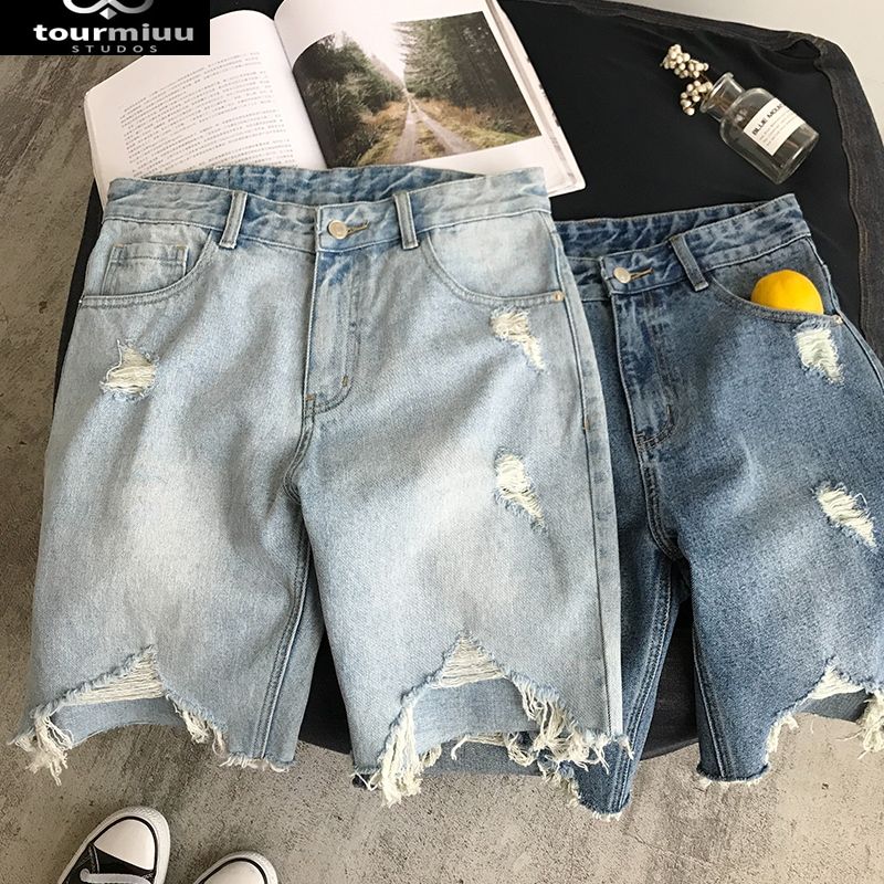 tight denim shorts mens