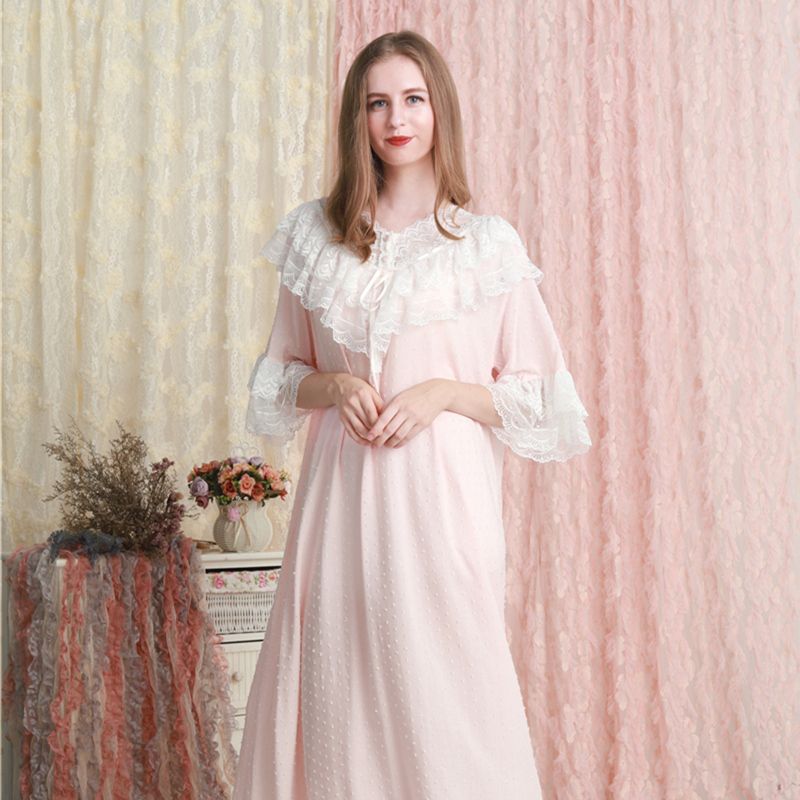 pink cotton nightgown