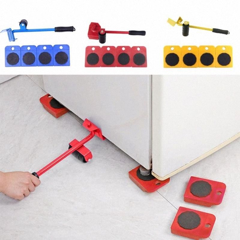 2021 Furniture Lifter Heavy Professional Furniture Roller Move Tool Set Wheel Bar Mover Sliders