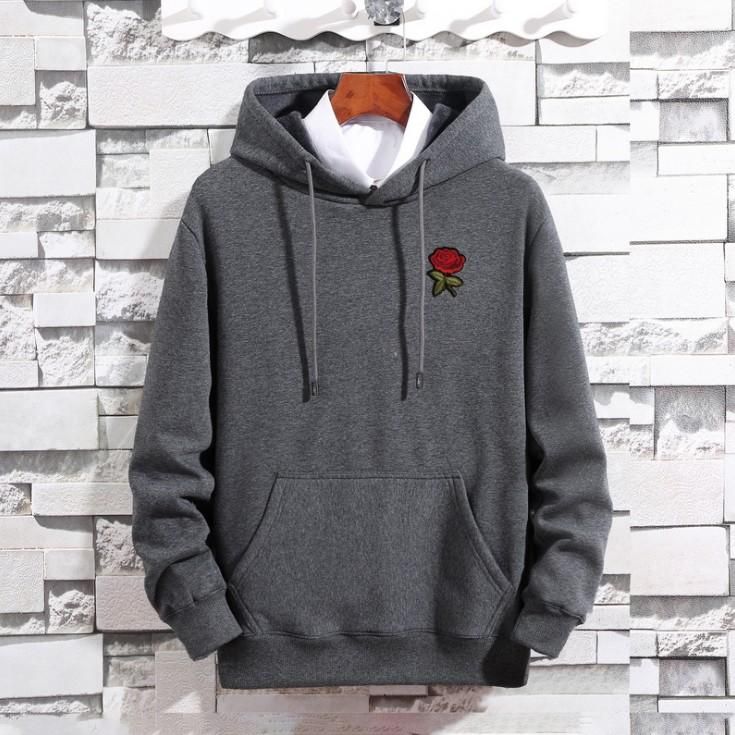 Compra Otoño Nuevo Estilo Estético Rose Sudaderas Hombre Harajuku Caliente  Casual Male Fleece Con Capucha Hip Hop Fitness Streetwear Barato | Entrega  Rápida Y Calidad | Es.Dhgate