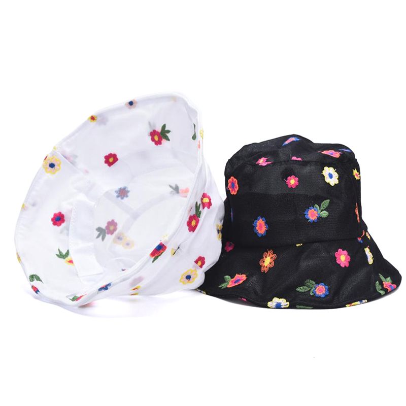 flower print bucket hat