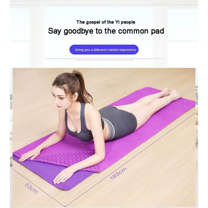 non slip hot yoga mat