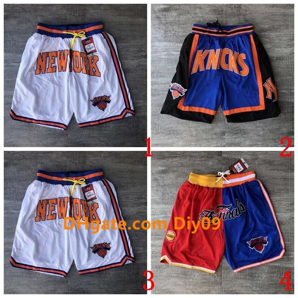 New Retro Mens Just Don Pocket Shorts AuthenticNba Stitched Sweatpants  All City Team Name Throwback Basketball Shorts Size S XXL From  No1_jerseys1, $63.22