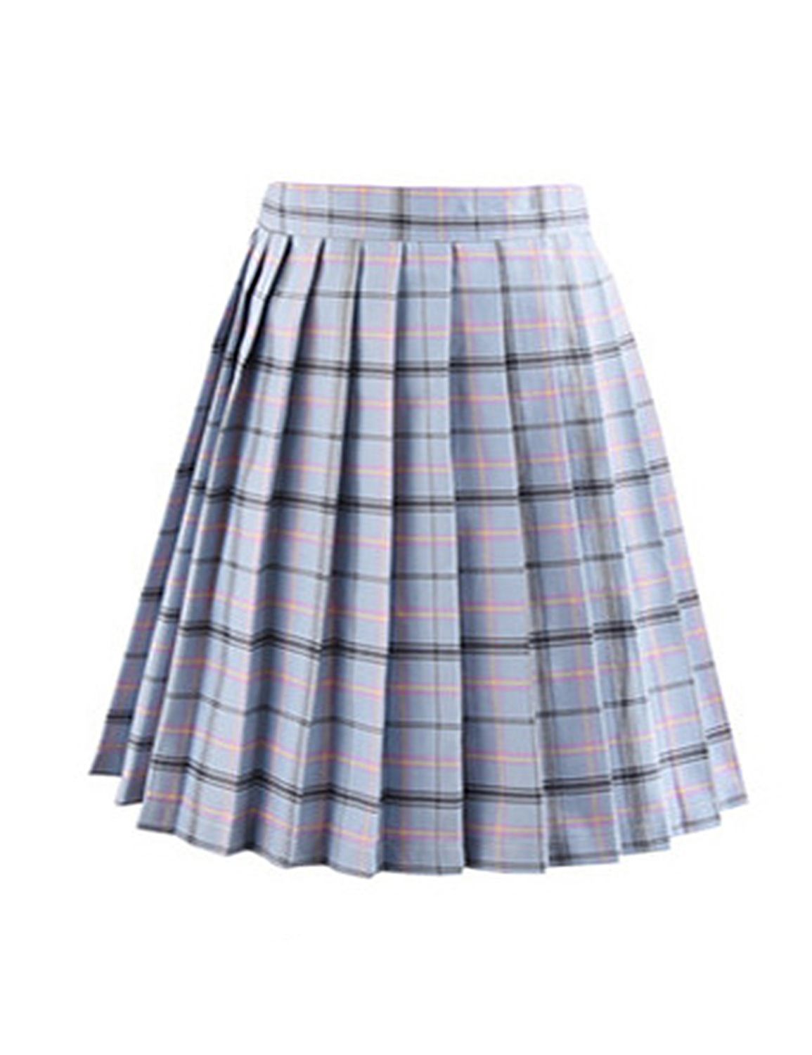 2020 In Stock Plus Size Uniform Skirts Cosplay Plaid Skirt With