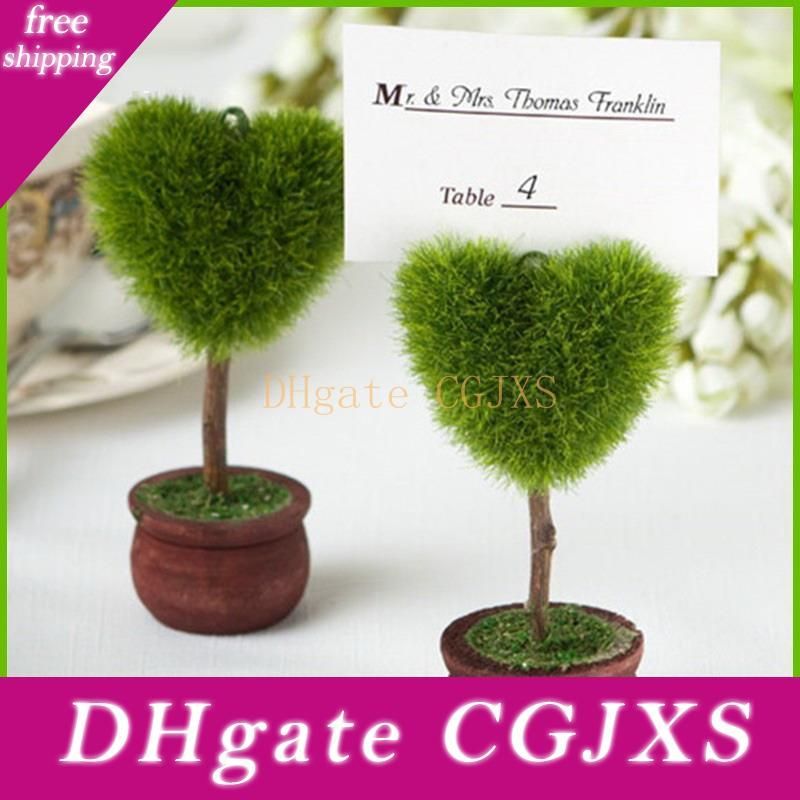 tree place card holders wedding