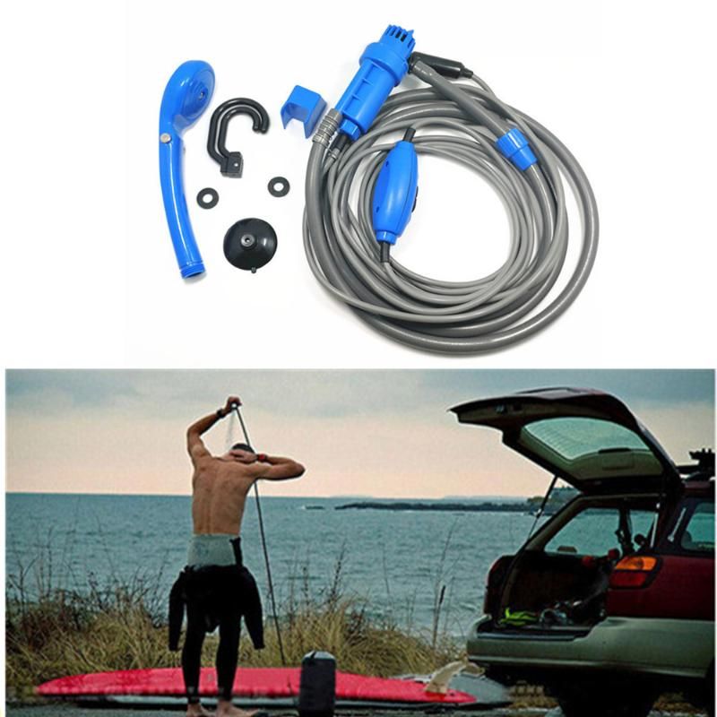 2021 Portable Car Washer DC 12V Camping Shower Car Shower Washer Set Electric Pump Sprayer For Outdoor Camping Travel Pet Man From Pubao, $55.6 | DHgate.Com