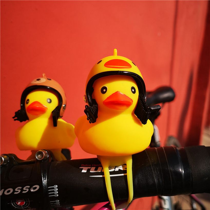 duck bicycle bell & head lights