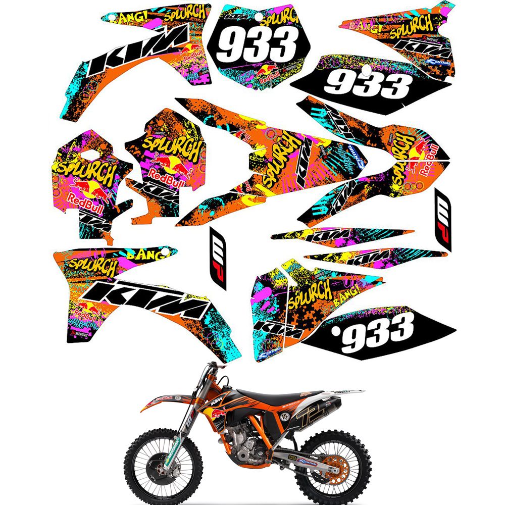 KT SXF SX 125 250 450 2016 2015.5 Factory Edition Graphic kit decal Dungey 