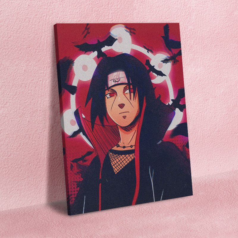 pic Itachi On Pole Painting 2021 modular canvas itachi uchiha hd