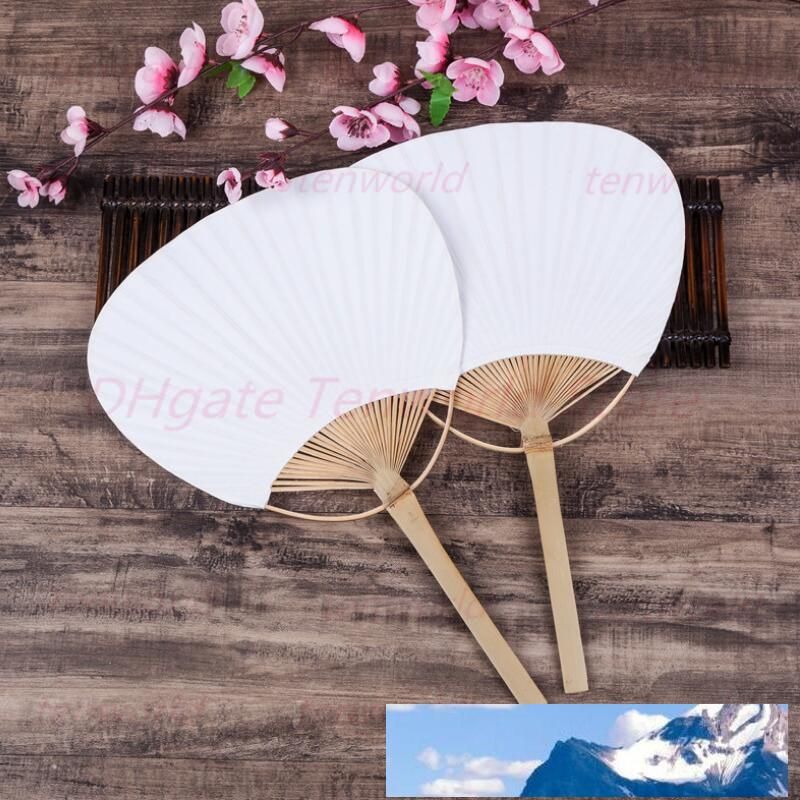 paper paddle hand fans
