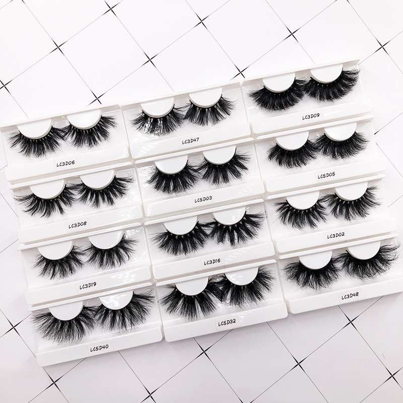 mix 25mm mink lashes