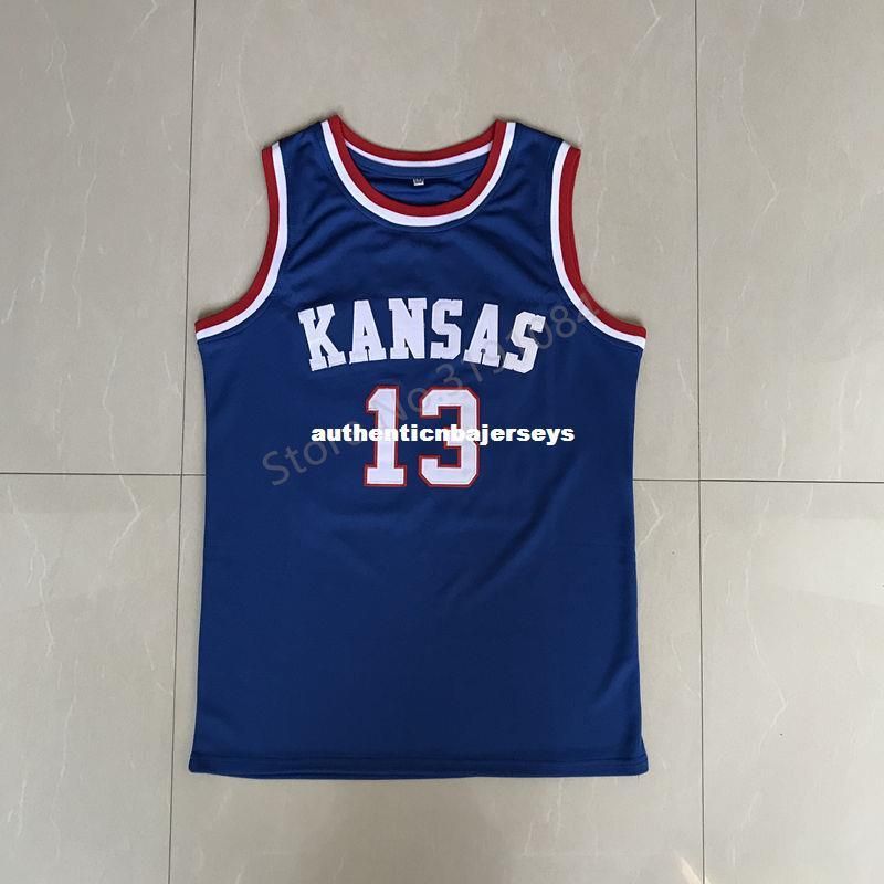 Vintage 13 Wilt Chamberlain Kansas Jayhawks Ku College Basketball Jersey Blue S Xxl Stitched Xs 6xl Vest Jerseys From Championjerseys 22 4 Dhgate Com