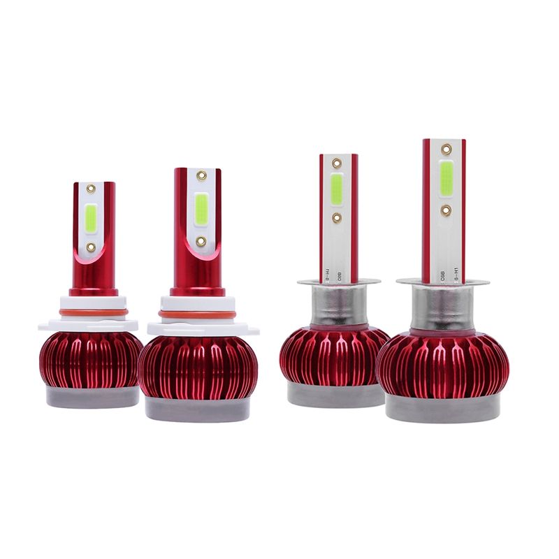 2021 LED Car Light Bulbs 10000LM 72W Super Bright COB Auto Light Auto