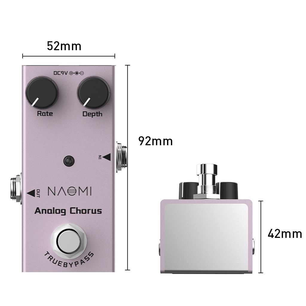Compra Chorus Analógico Guitarra Pedal De Efectos Chorus Mini Solo  Analógico DC 9V Verdad Puente Para La Guitarra Eléctrica Barato | Entrega  Rápida Y Calidad | Es.Dhgate