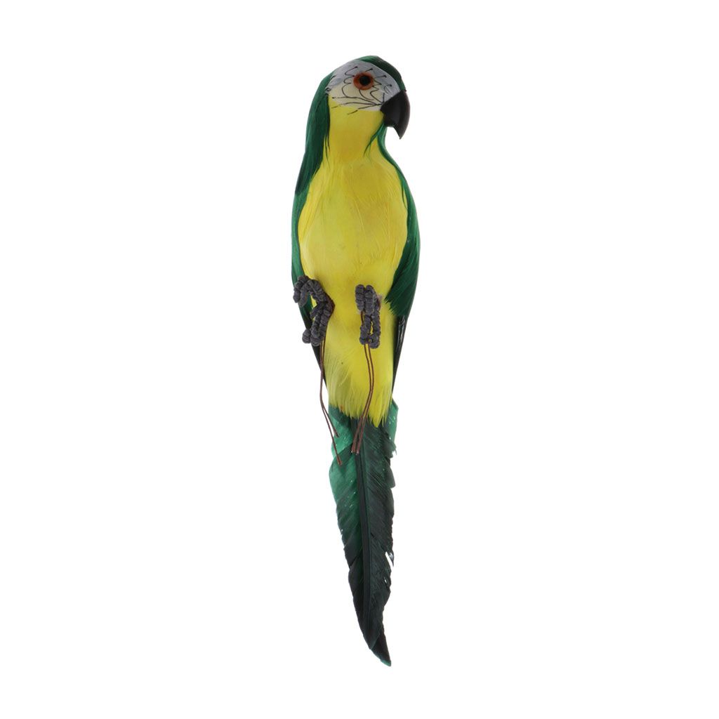 Details about   Realistic Flying Bird Artificial Parrot Home Office Decor Desk Decor 