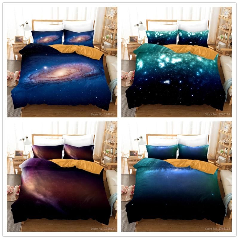 Universe Outer Space Galaxy 3D Printed Bedding Set Duvet ...