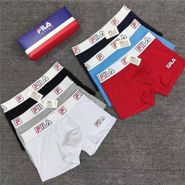 Compra Marca De Ropa Interior Calzoncillos Boxer Diseñador Por Encargo  Atractivos De Los Hombres Casuales Verano FILA Barato | Entrega Rápida Y  Calidad | Es.Dhgate