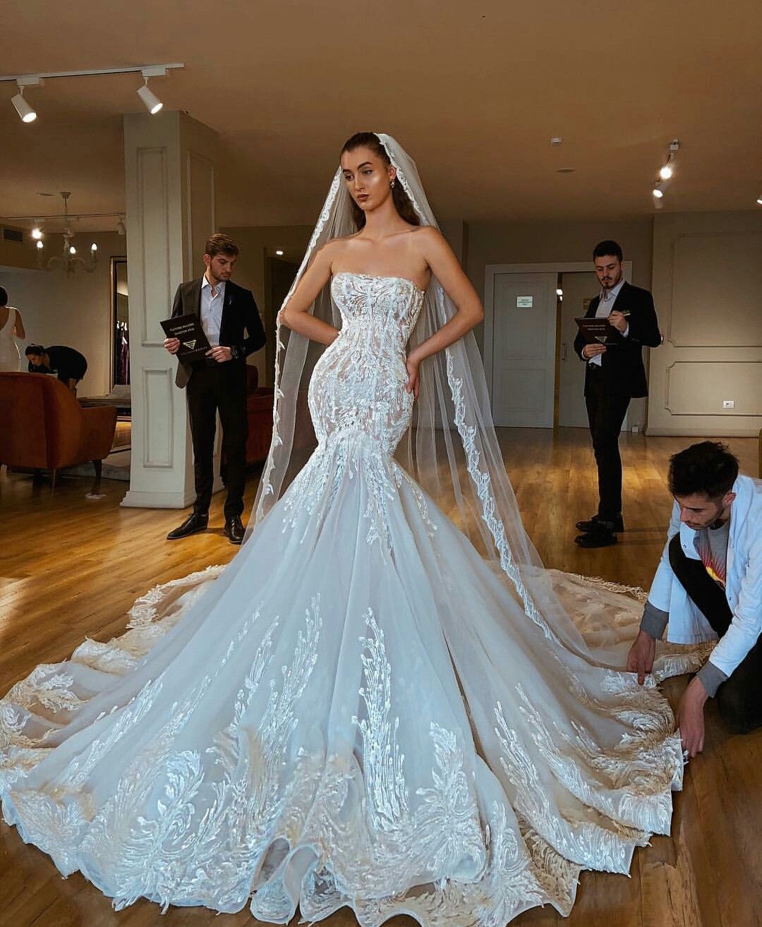 Wedding Dresses Mermaid Long Sleeves 