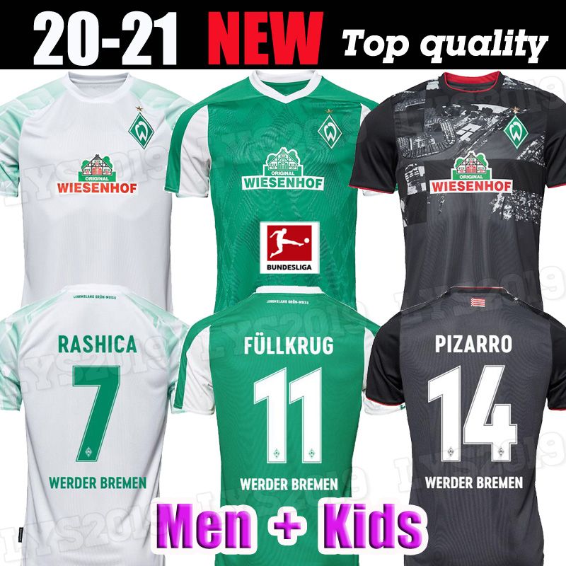 2021 20 21 Werder Bremen Home Away Third Shirt 2020 2021 Junior Sportverein Soccer Jerseys Pizarro Osako Harnik Kruse Rashica Football Shirt From Lys2019 16 11 Dhgate Com
