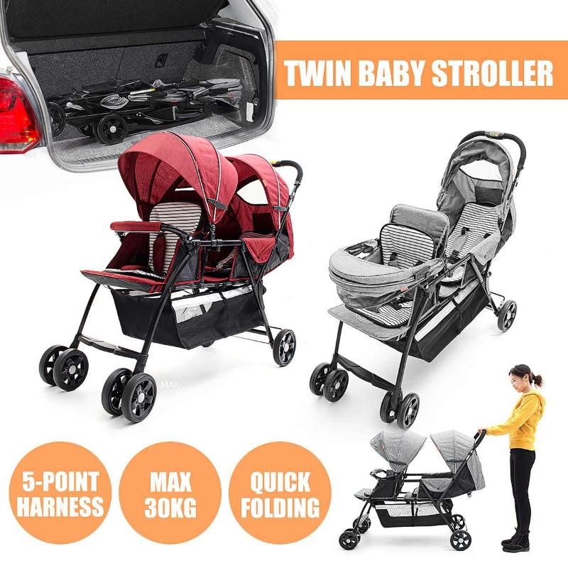 lightweight twin stroller