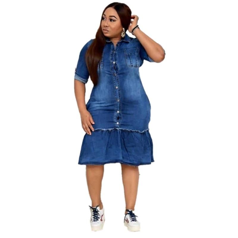 denim african dresses
