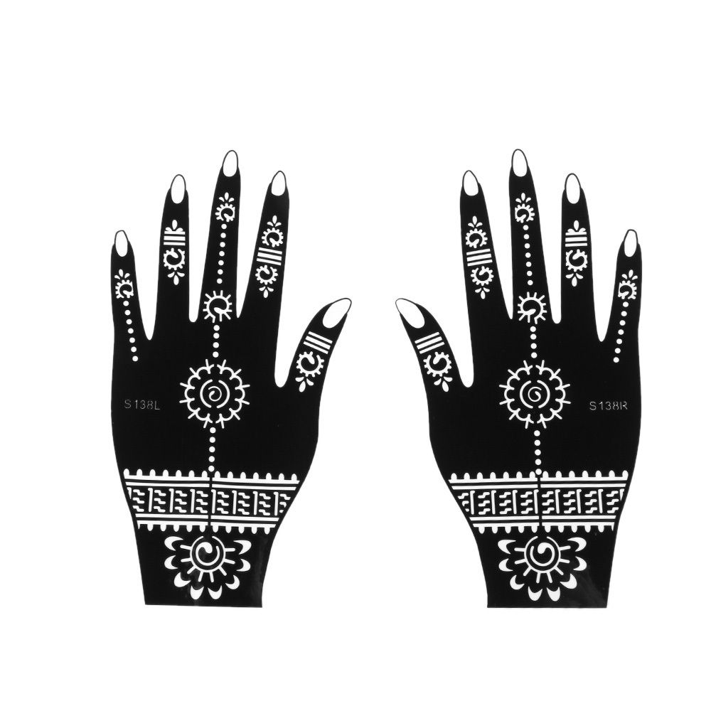 Fashion Henna Tattoo Stencil Temporary Hand Tattoos DIY Body Art Paint Sticker Template Indian Wedding Painting Fashion Henna Tattoo Stencil Temporary Hand Tattoos DIY Body Art Paint Sticker Template Indian Wedding Painting