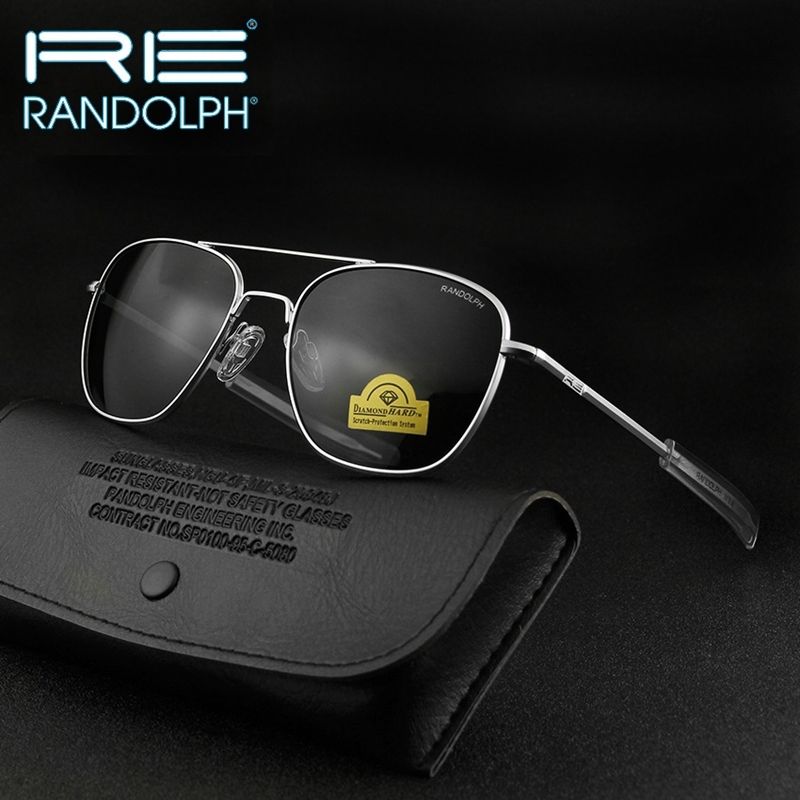Compra Calidad Superior De Lujo América Del Ejército Militar Piloto RE Gafas  De Sol De Cristal De La Lente Hombre Mujer Moda Banda Gafas De Sol 014  Barato | Entrega Rápida Y