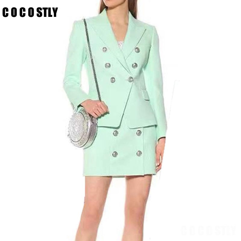 green dress jacket womens