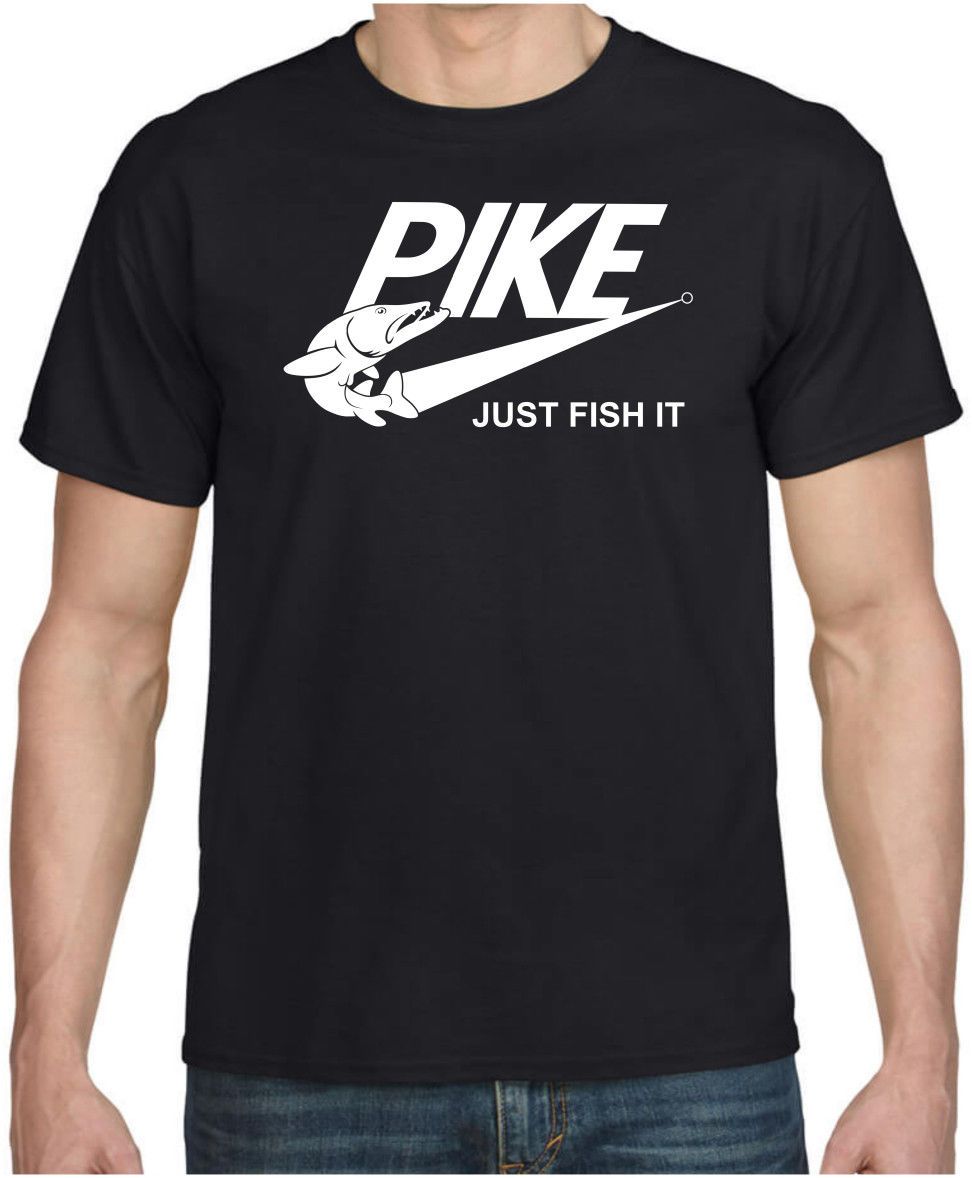 Pike Fish It Funny Pike Fishing Spinning Gift Cool Birthday Parody T Shirt Shirts Cool Crazy Design Shirts From Fjdh02 10 06 Dhgate Com