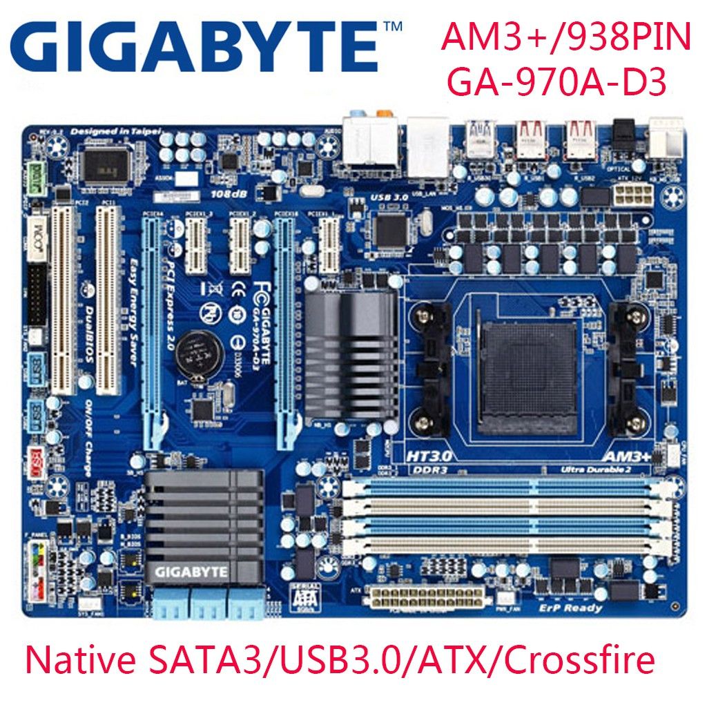 Compre Para Amd 970 Socket Am3 Am3 Gigabyte Ga 970a D3 Placa Madre Ddr3 32g Gigabyte 970a De Escritorio Mainboard Juntas 970a D3 Usb 3 0 Usado A 56 8 Del Ztd18320076889 Dhgate Com