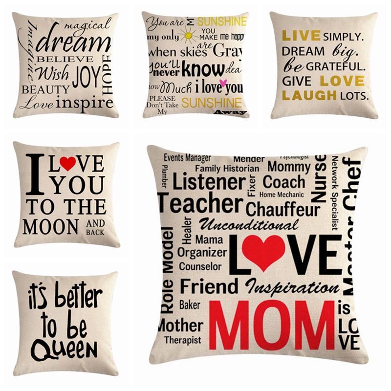 pillow covers with sayings