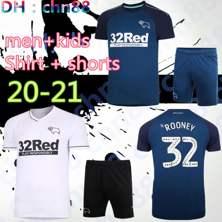Men Kids Kits 21 Derby County Football Club Soccer Jerseys 21 Wisdom Waghorn Martin Soccer Shirt Hamer Rooney Football Uniform From Chn 13 44 Dhgate Com