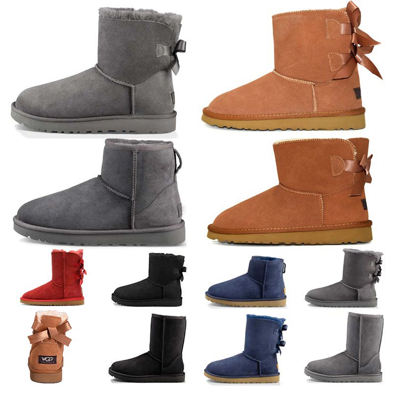 short black snow boots