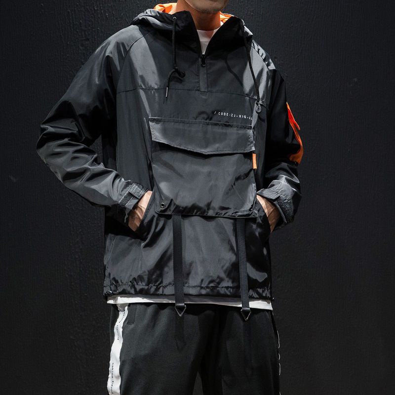 Hooded Coat Men Clothes 2020 